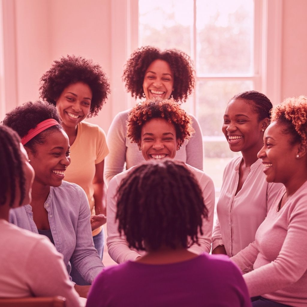 Women supporting each other